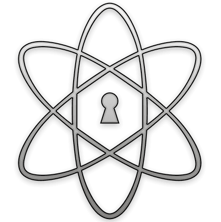 Keycloakify logo: orbiting rings around a keyhole